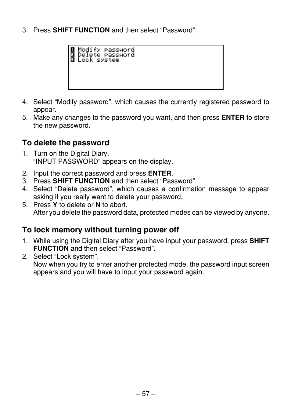 Casio SF-7100SY User Manual | Page 59 / 83