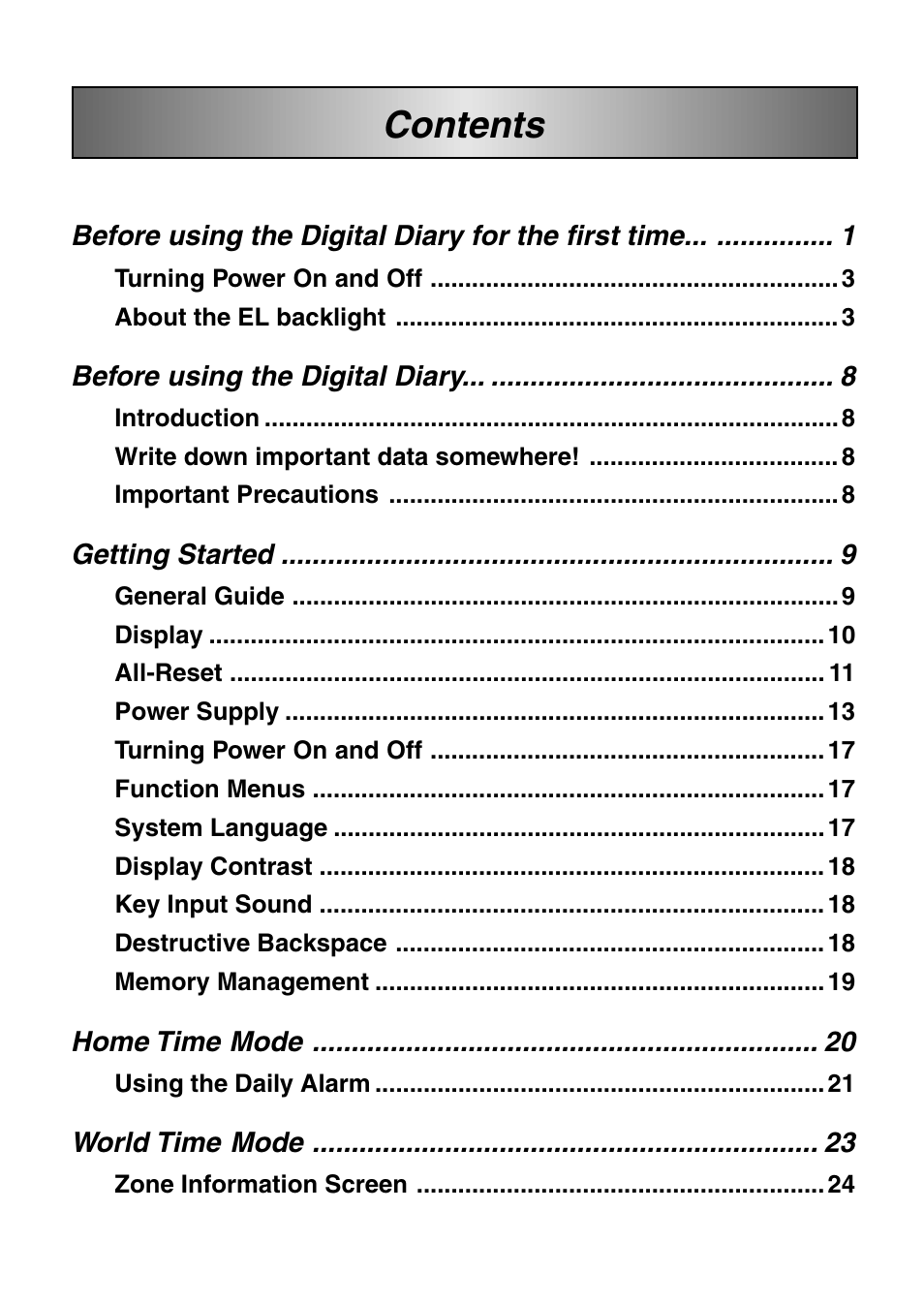 Casio SF-7100SY User Manual | Page 6 / 83