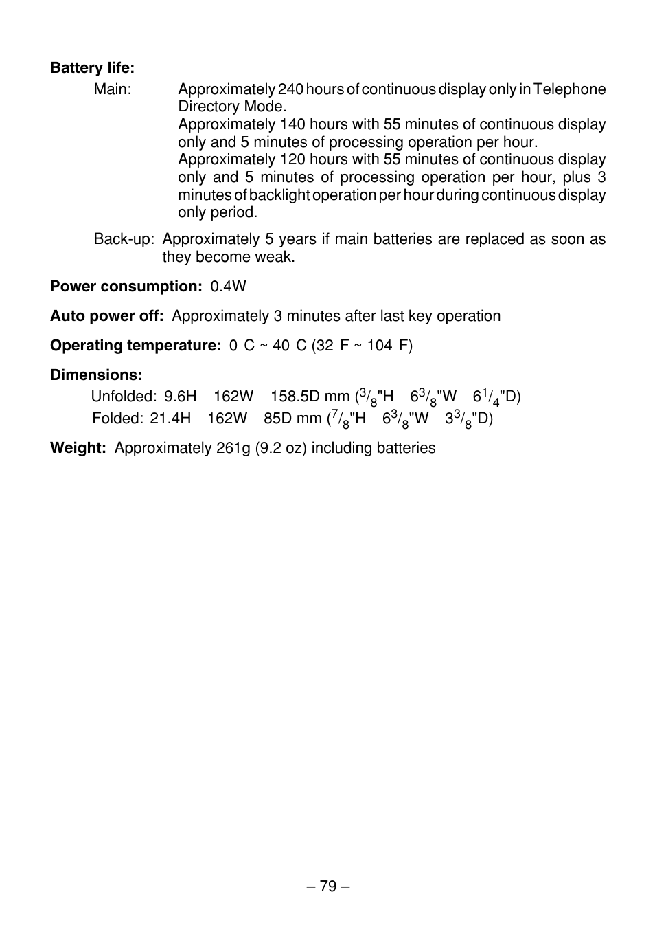 Casio SF-7100SY User Manual | Page 81 / 83