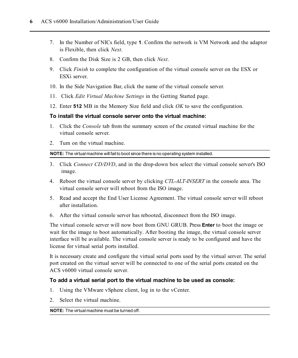 Avocent ACS V6000 User Manual | Page 11 / 58