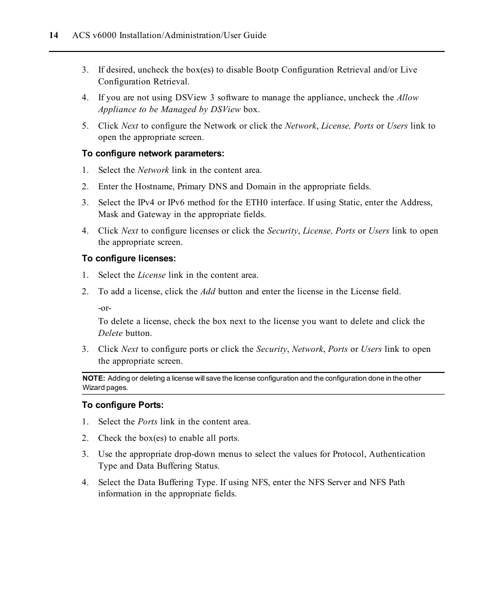 Avocent ACS V6000 User Manual | Page 19 / 58