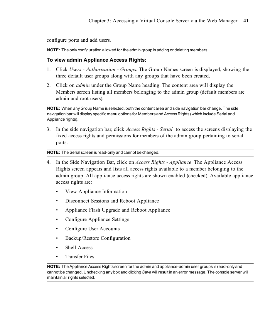 Avocent ACS V6000 User Manual | Page 46 / 58