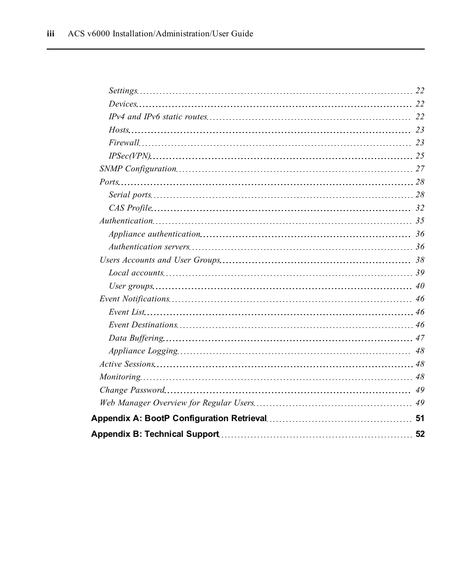 Avocent ACS V6000 User Manual | Page 5 / 58