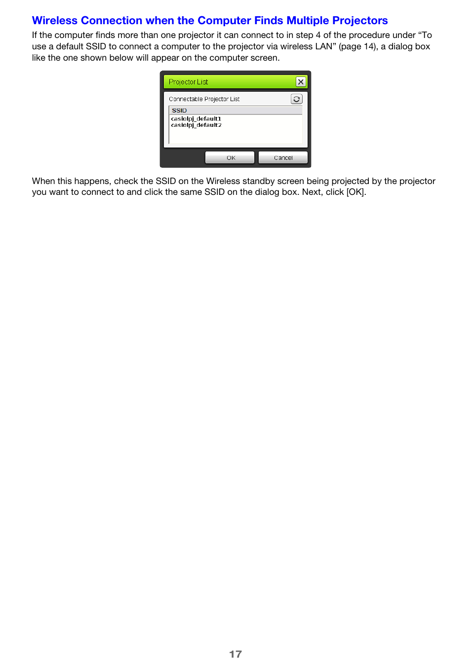 Casio XJ-A255 User Manual | Page 17 / 46