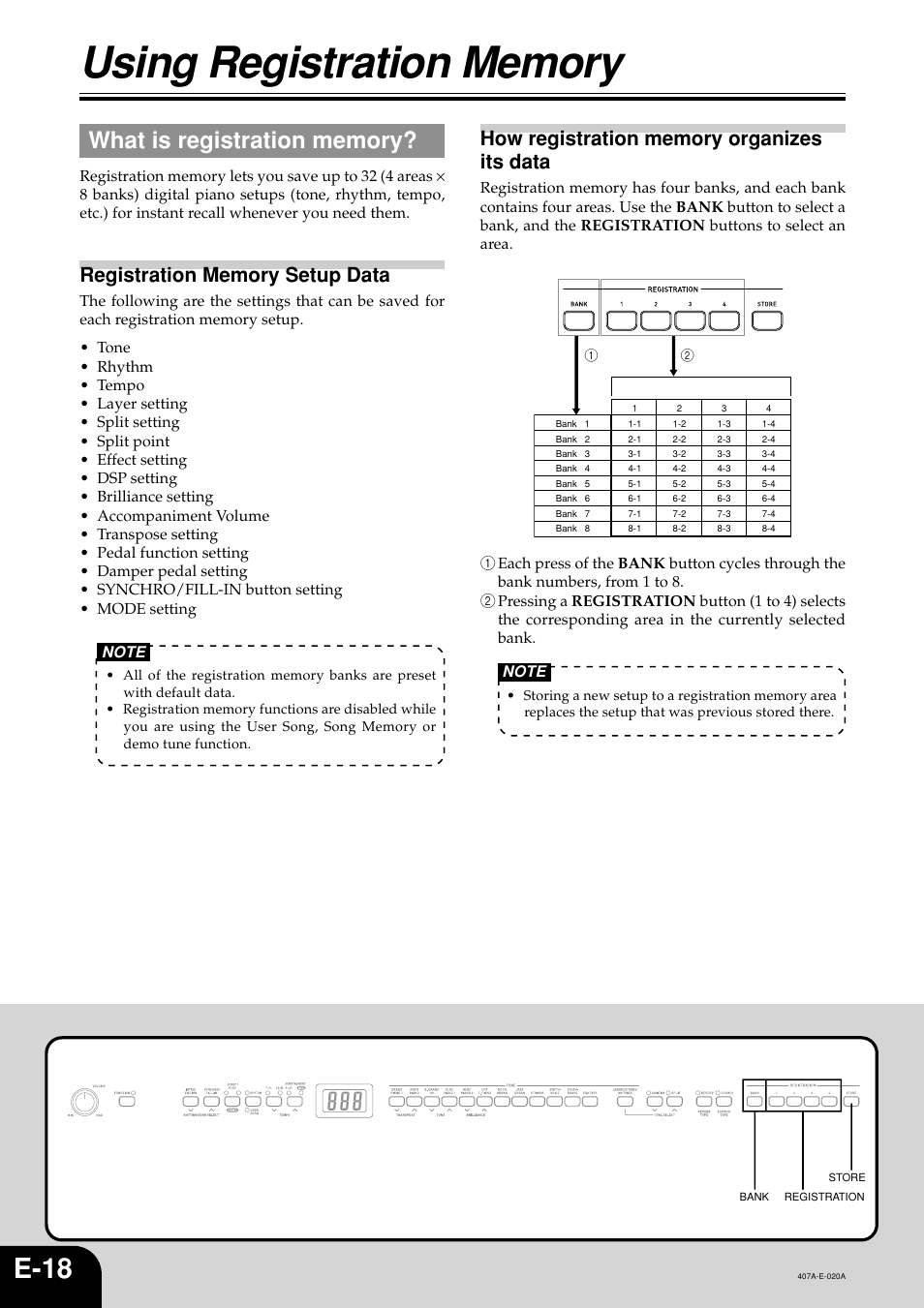 E-18 | Casio PX-310 User Manual | Page 20 / 39