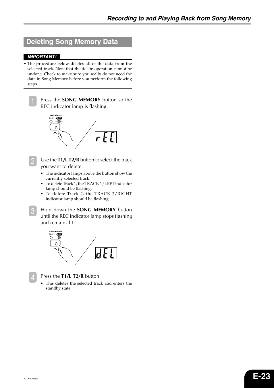 E-23 | Casio PX-310 User Manual | Page 25 / 39