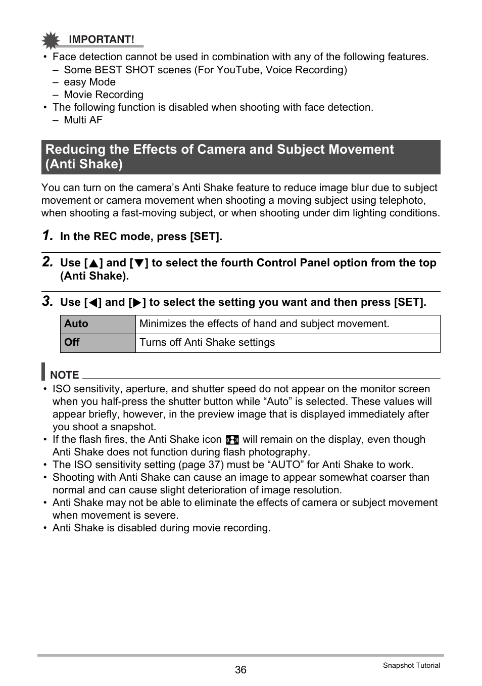 Casio EXILIM EX-Z33 User Manual | Page 36 / 142