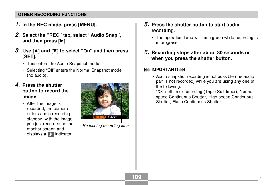 Casio EX-Z700 User Manual | Page 109 / 247