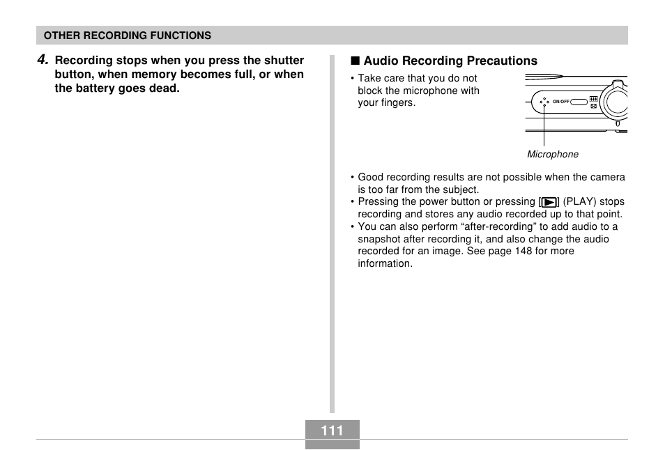 Casio EX-Z700 User Manual | Page 111 / 247