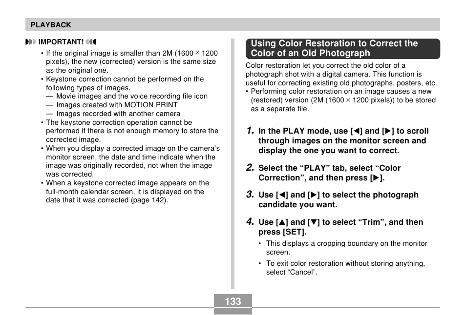 Casio EX-Z700 User Manual | Page 133 / 247