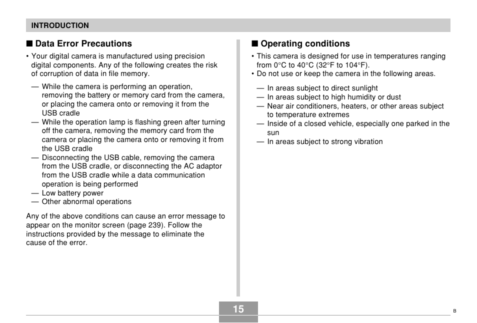 Casio EX-Z700 User Manual | Page 15 / 247