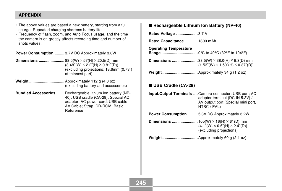 Casio EX-Z700 User Manual | Page 245 / 247