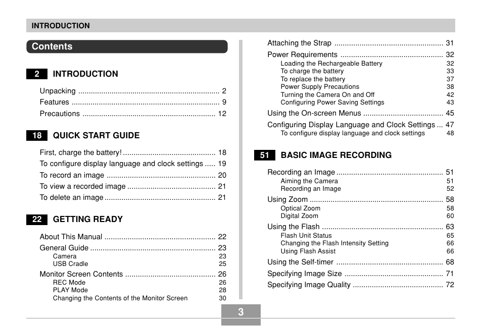 Casio EX-Z700 User Manual | Page 3 / 247