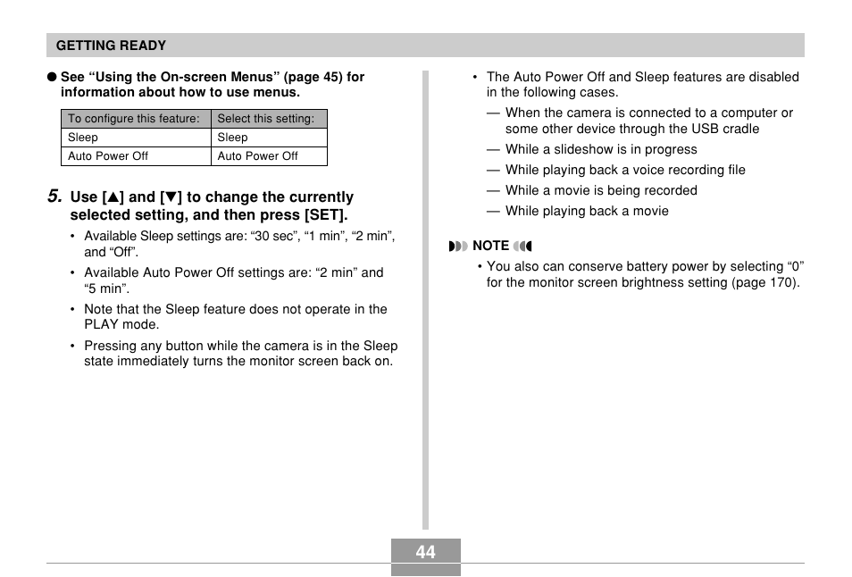 Casio EX-Z700 User Manual | Page 44 / 247