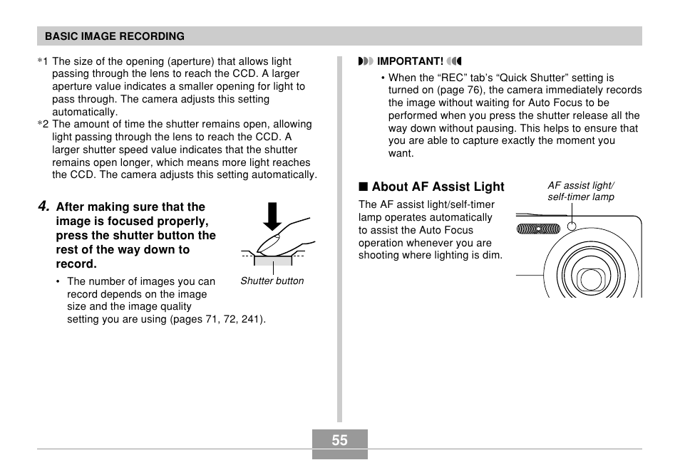 Casio EX-Z700 User Manual | Page 55 / 247