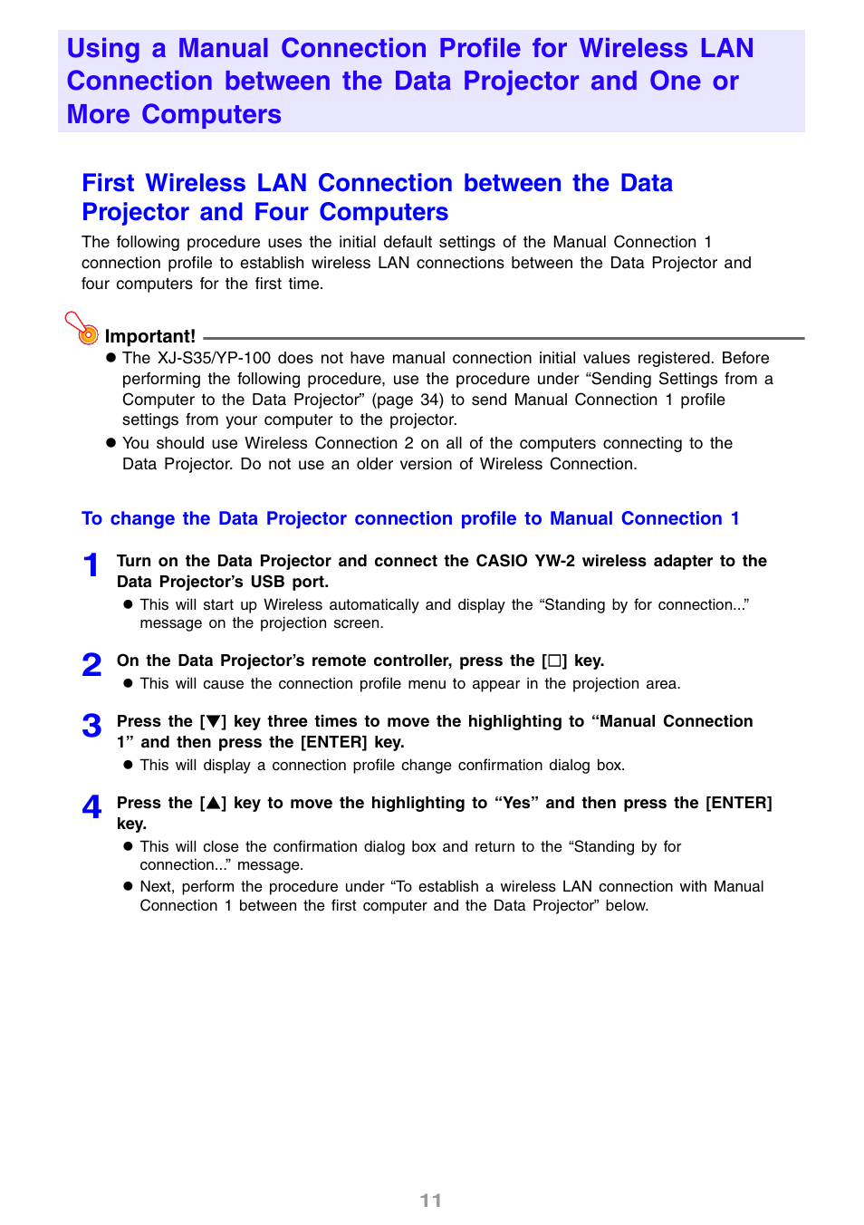Casio YW2L User Manual | Page 11 / 54