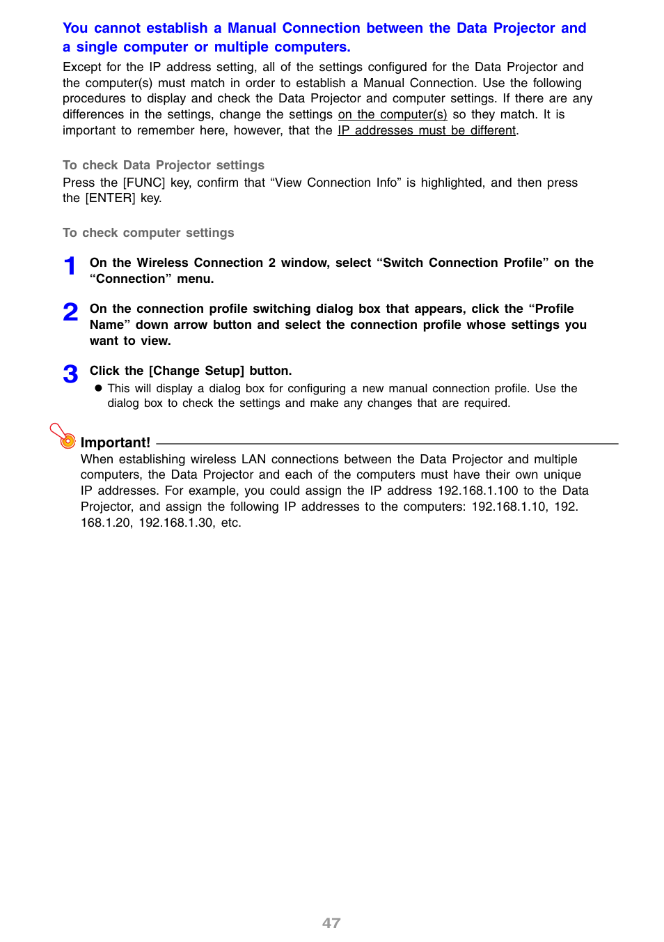 Casio YW2L User Manual | Page 47 / 54