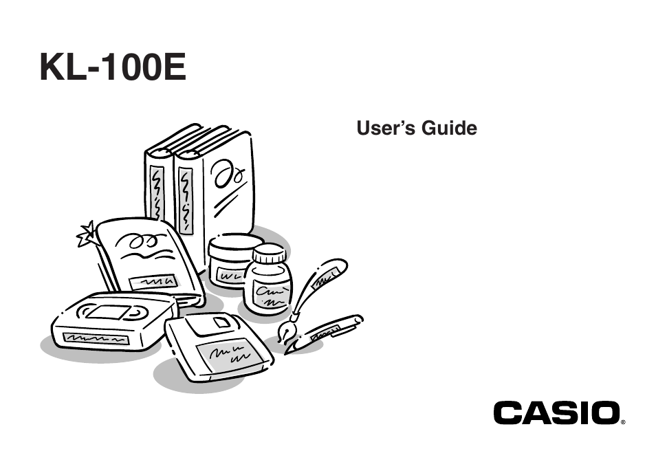 Casio KL-100E User Manual | 25 pages