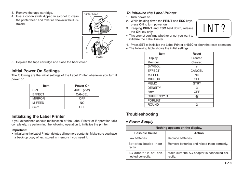 Casio KL-100E User Manual | Page 20 / 25