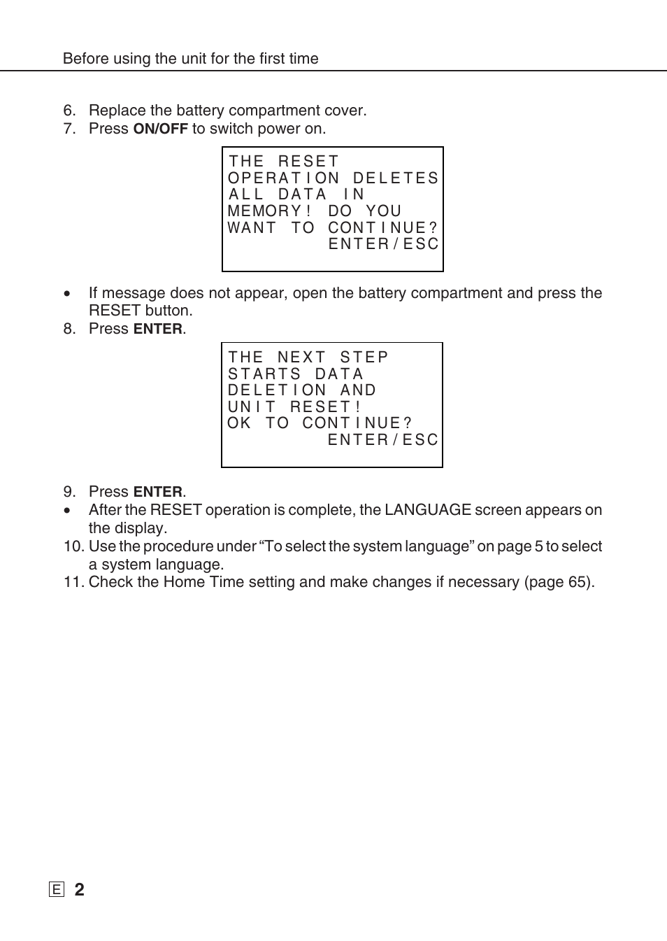 Casio SF-7990 User Manual | Page 4 / 100