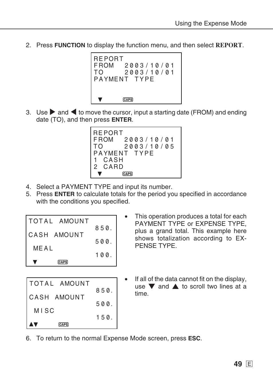 Casio SF-7990 User Manual | Page 51 / 100