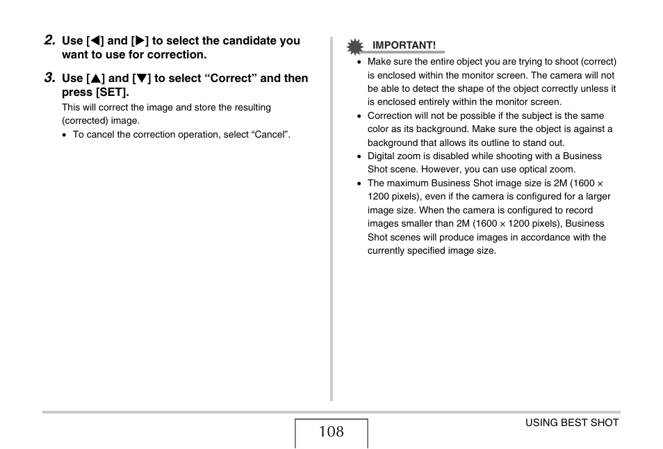 Casio EX-S770 User Manual | Page 108 / 290