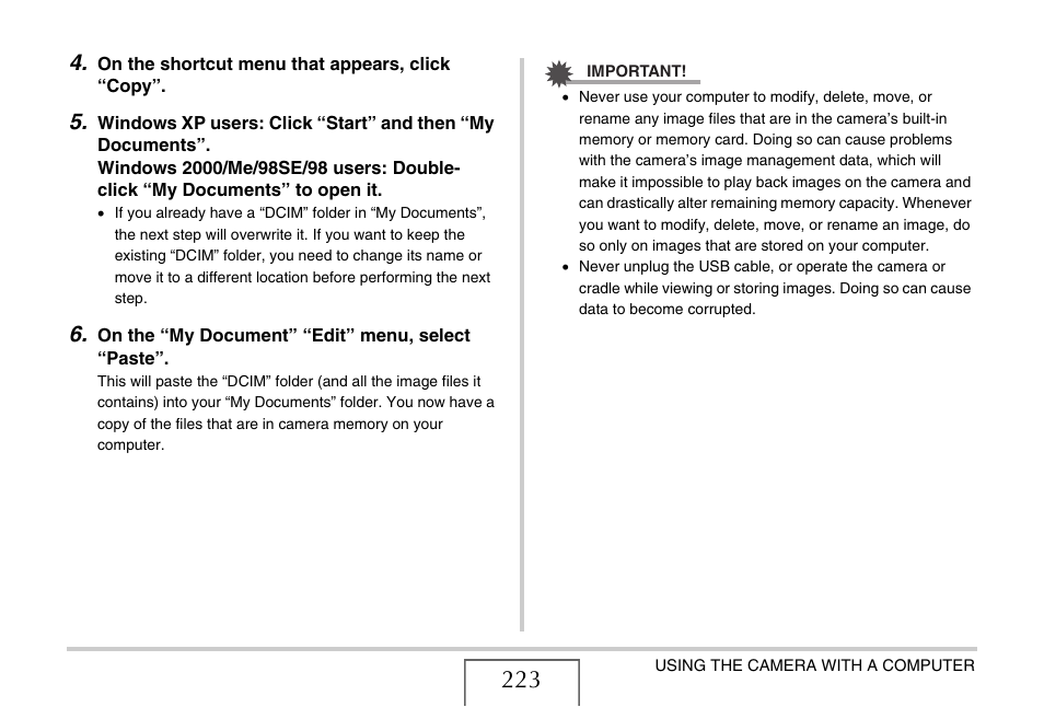 Casio EX-S770 User Manual | Page 223 / 290