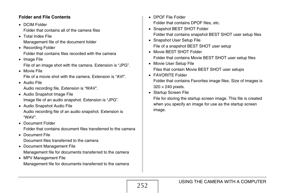 Casio EX-S770 User Manual | Page 252 / 290