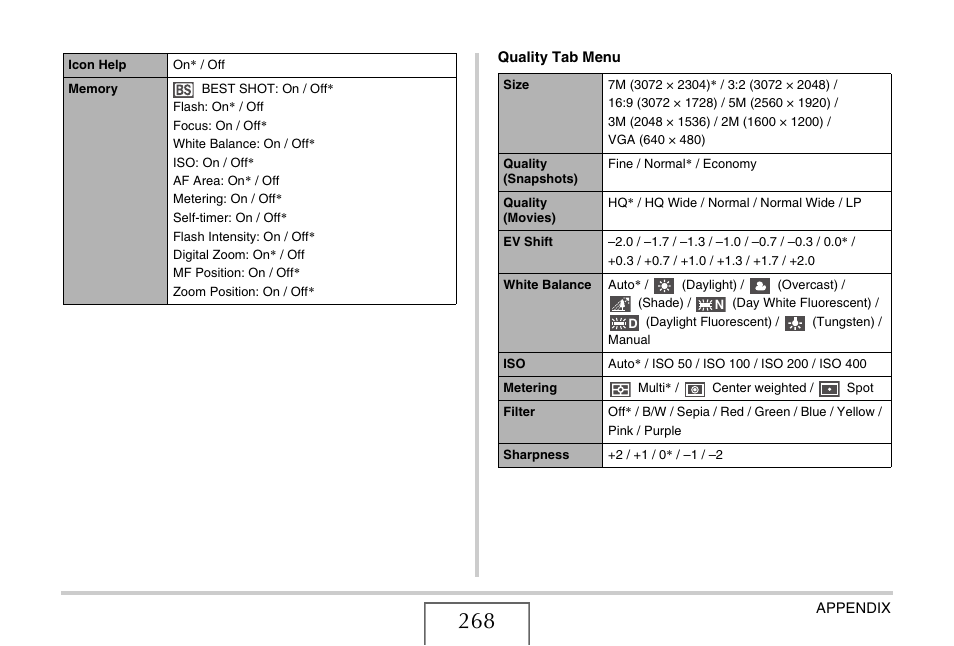 Casio EX-S770 User Manual | Page 268 / 290