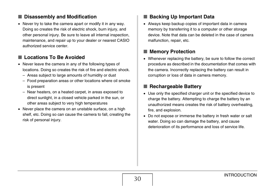 Casio EX-S770 User Manual | Page 30 / 290