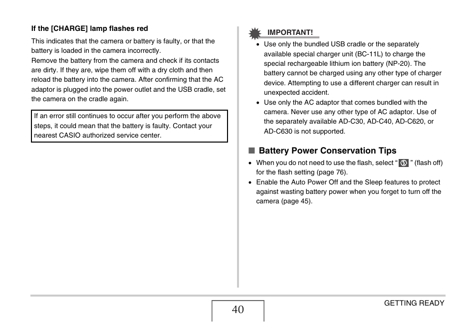 Casio EX-S770 User Manual | Page 40 / 290