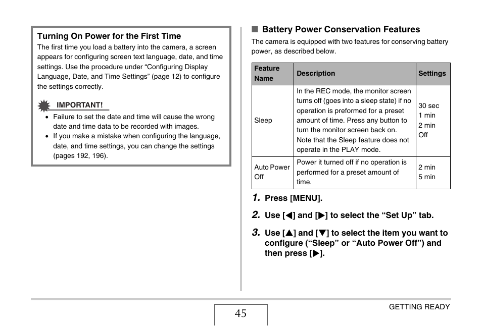 Casio EX-S770 User Manual | Page 45 / 290