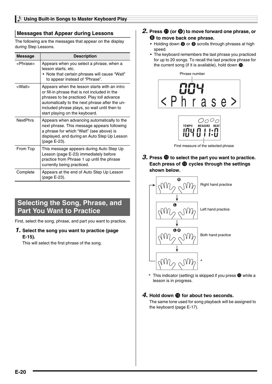 Casio LK-220 User Manual | Page 22 / 45