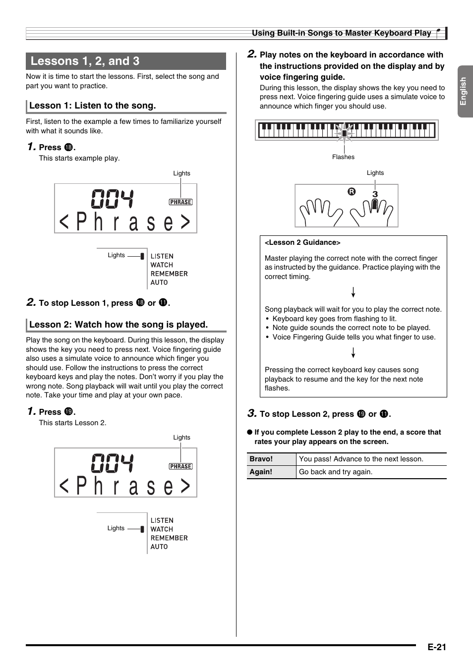 Casio LK-220 User Manual | Page 23 / 45