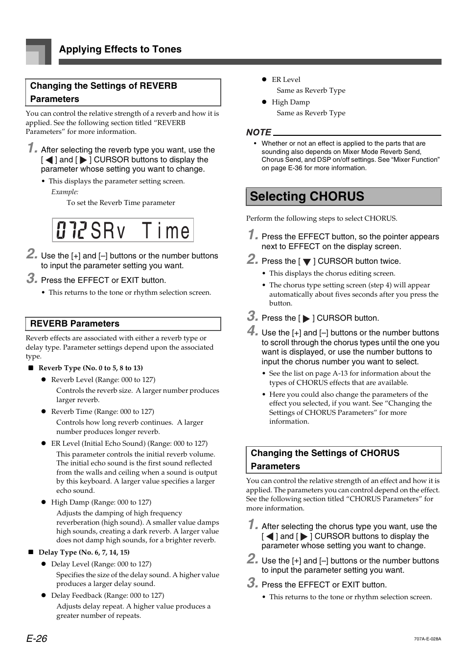 Si me t v r, Selecting chorus | Casio CTK900 User Manual | Page 29 / 116