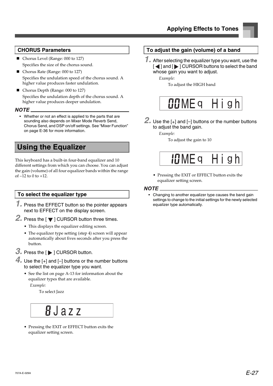 Jz z a, Em i | Casio CTK900 User Manual | Page 30 / 116