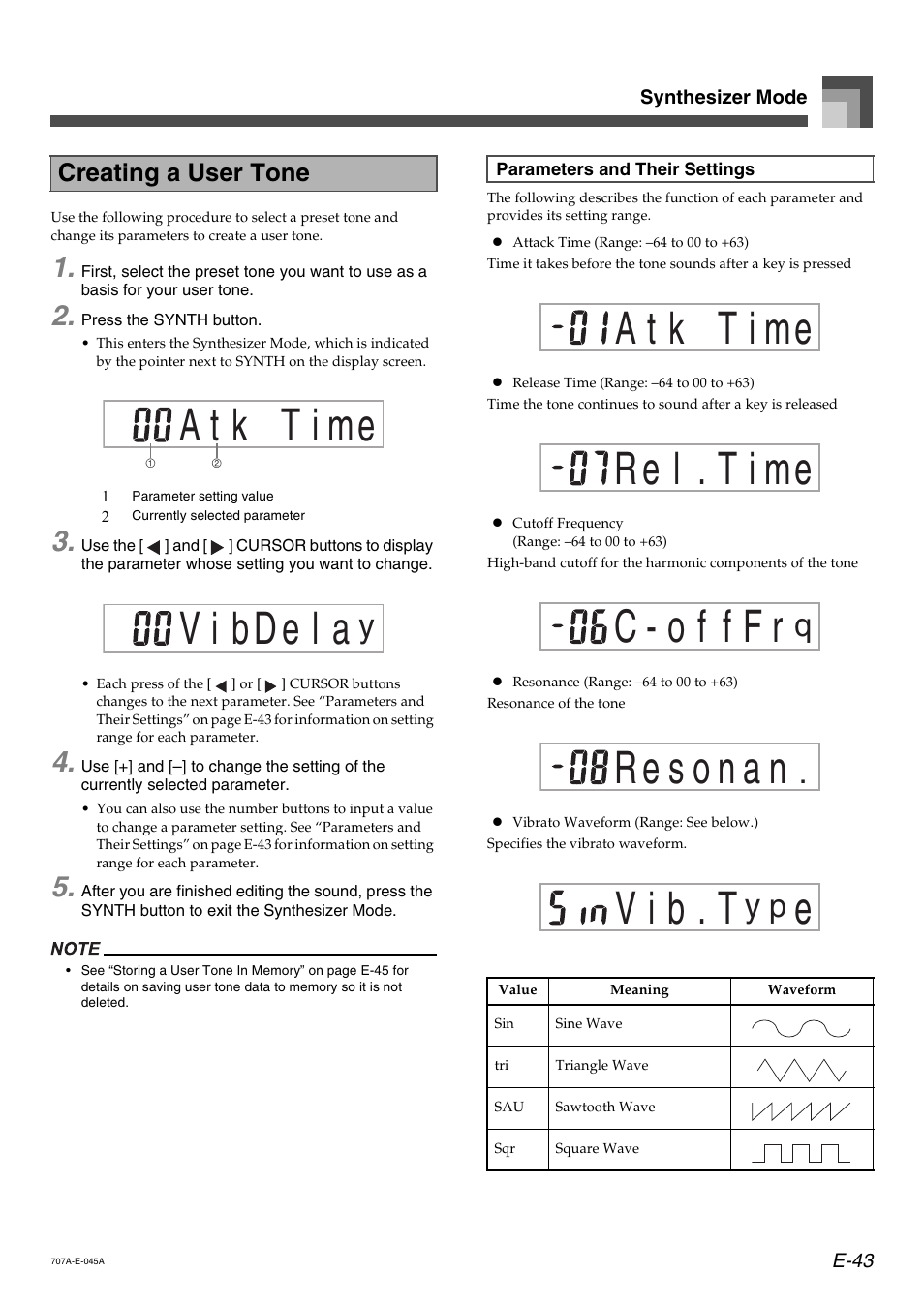 Ai me t k t, Vd l a, Eb i | Fo - r o a n, Ns e v, Et b i | Casio CTK900 User Manual | Page 46 / 116