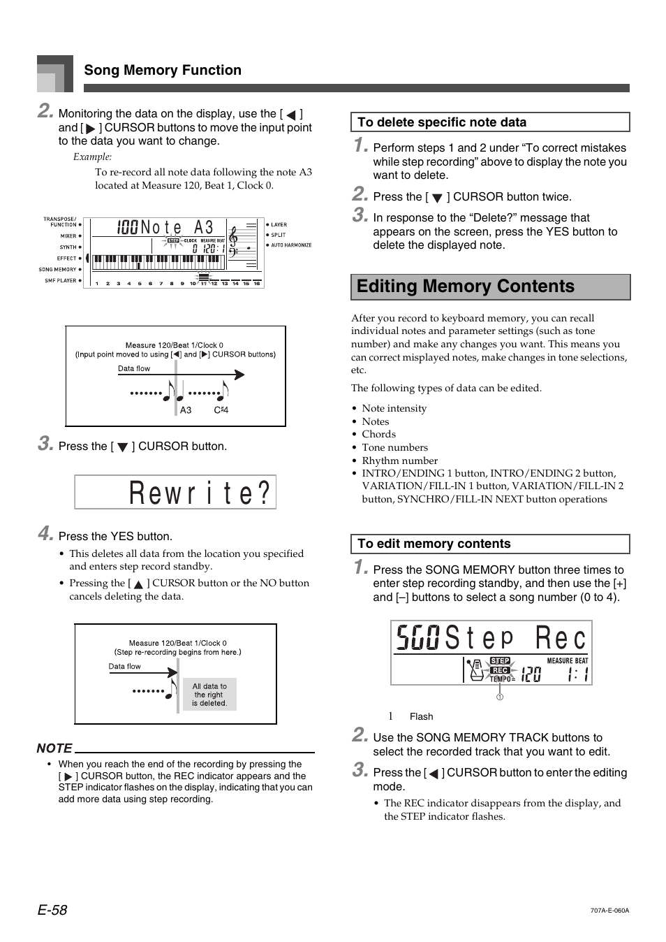 Rr t e ? i w e, Ne a 3 t o | Casio CTK900 User Manual | Page 61 / 116