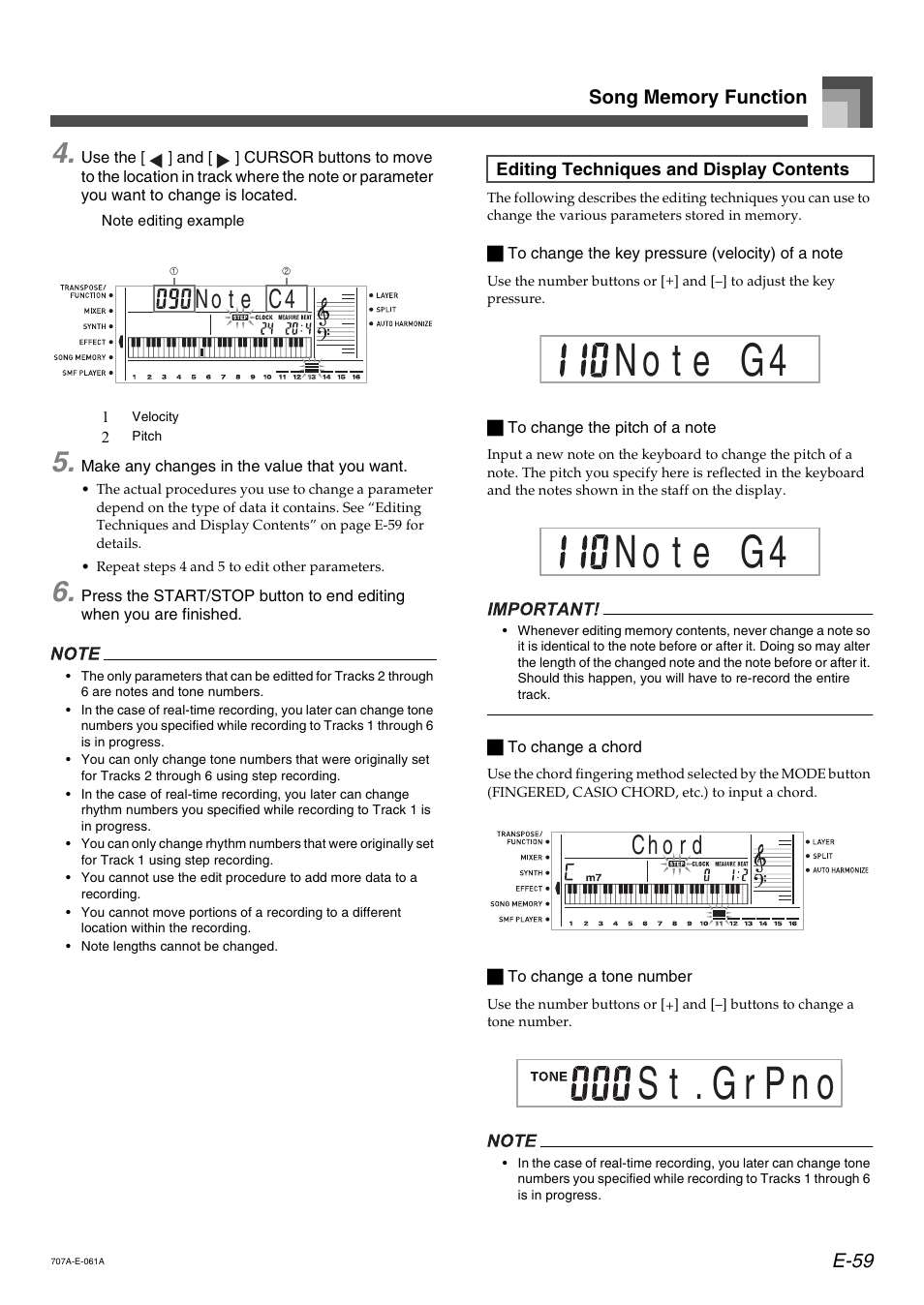 Ne c 4 t o, Cr d o h | Casio CTK900 User Manual | Page 62 / 116