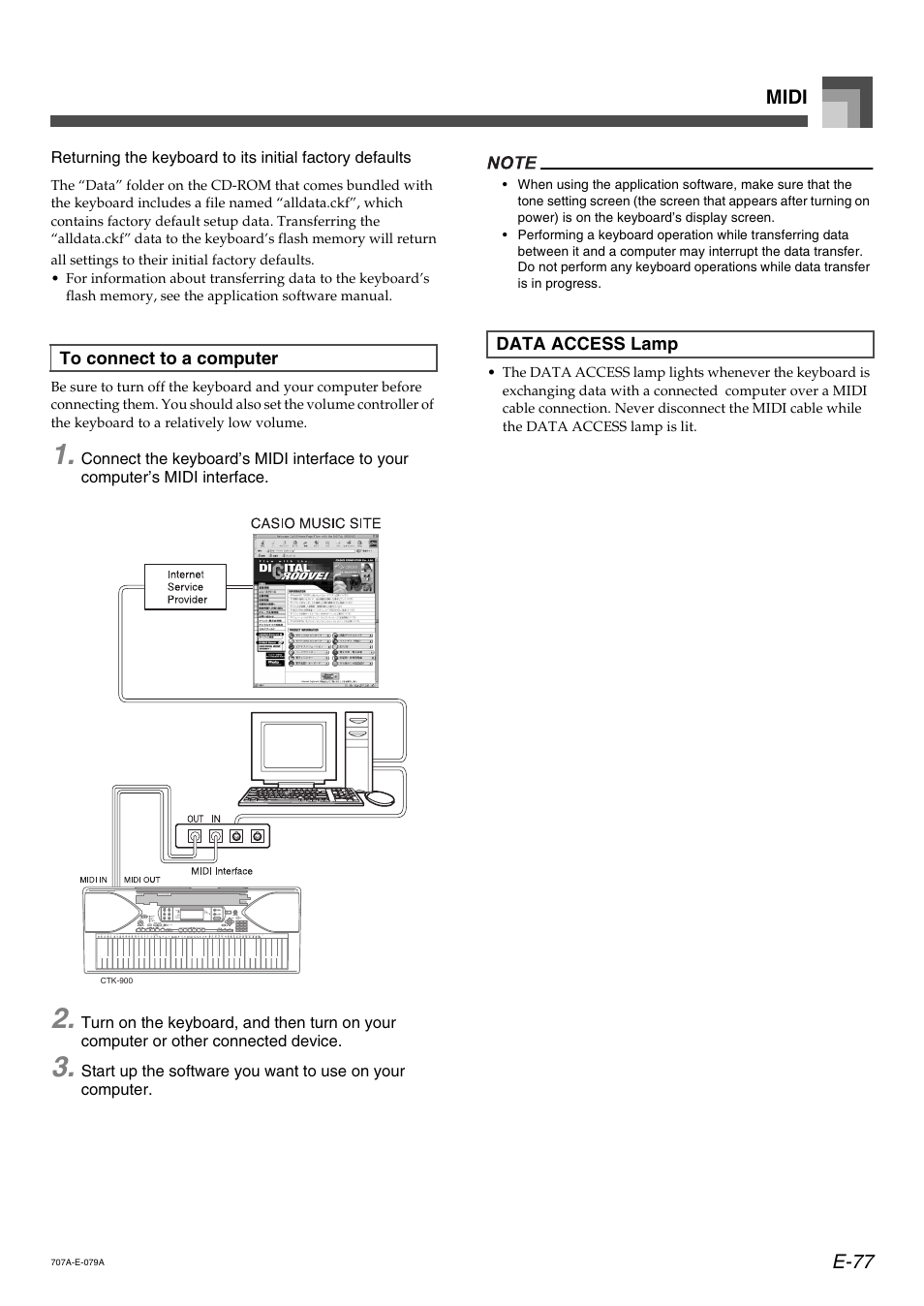 Casio CTK900 User Manual | Page 81 / 116