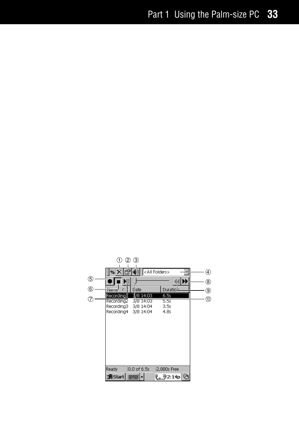 Part 1 using the palm-size pc | Casio Palm-size PC User Manual | Page 41 / 141