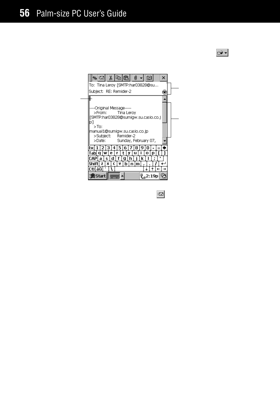 Palm-size pc user’s guide | Casio Palm-size PC User Manual | Page 64 / 141