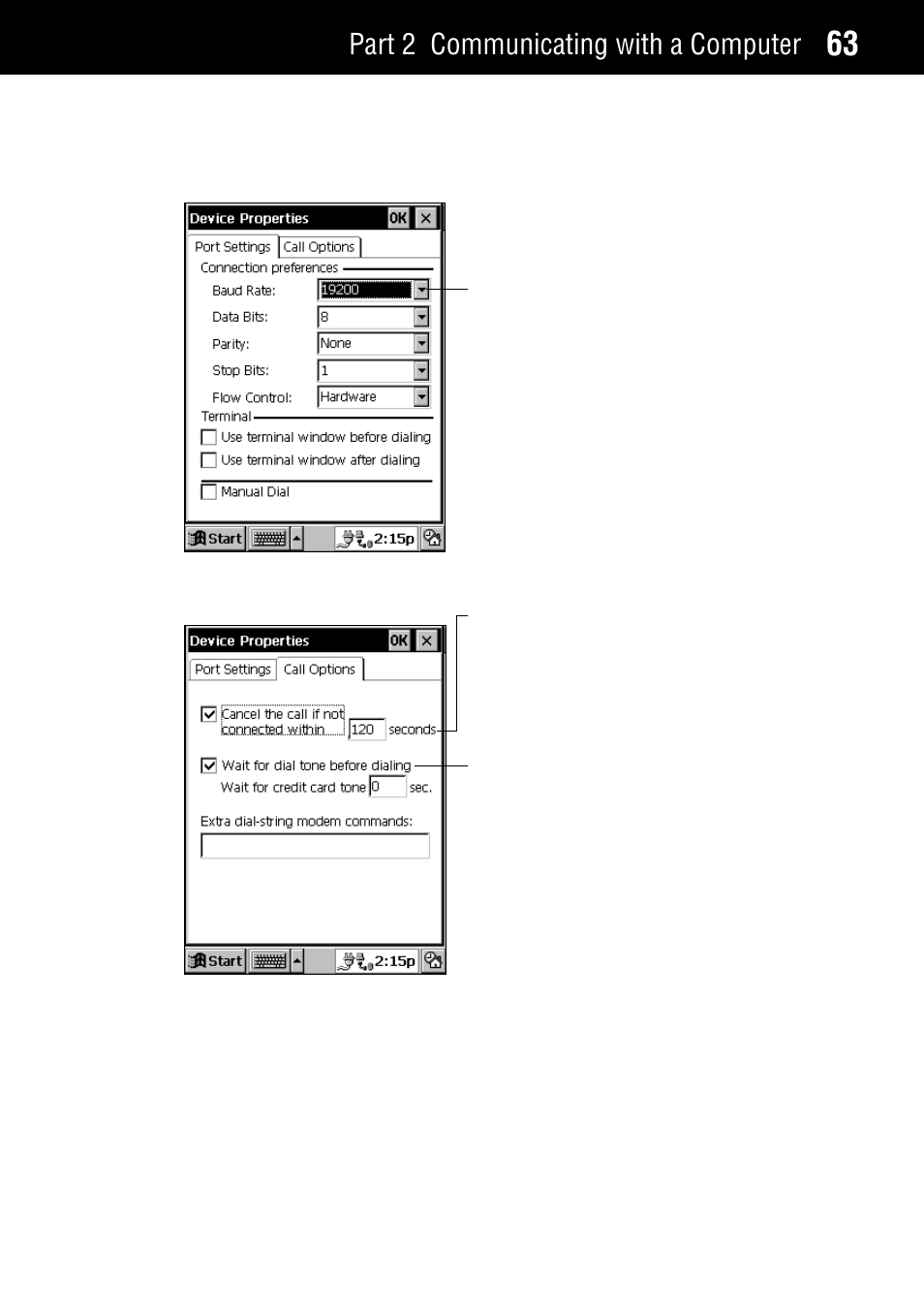 Part 2 communicating with a computer | Casio Palm-size PC User Manual | Page 71 / 141