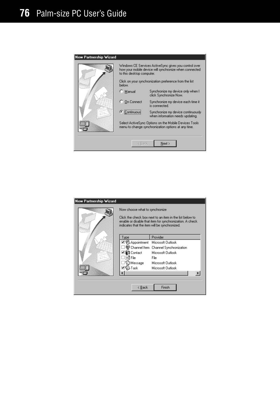 Palm-size pc user’s guide | Casio Palm-size PC User Manual | Page 84 / 141