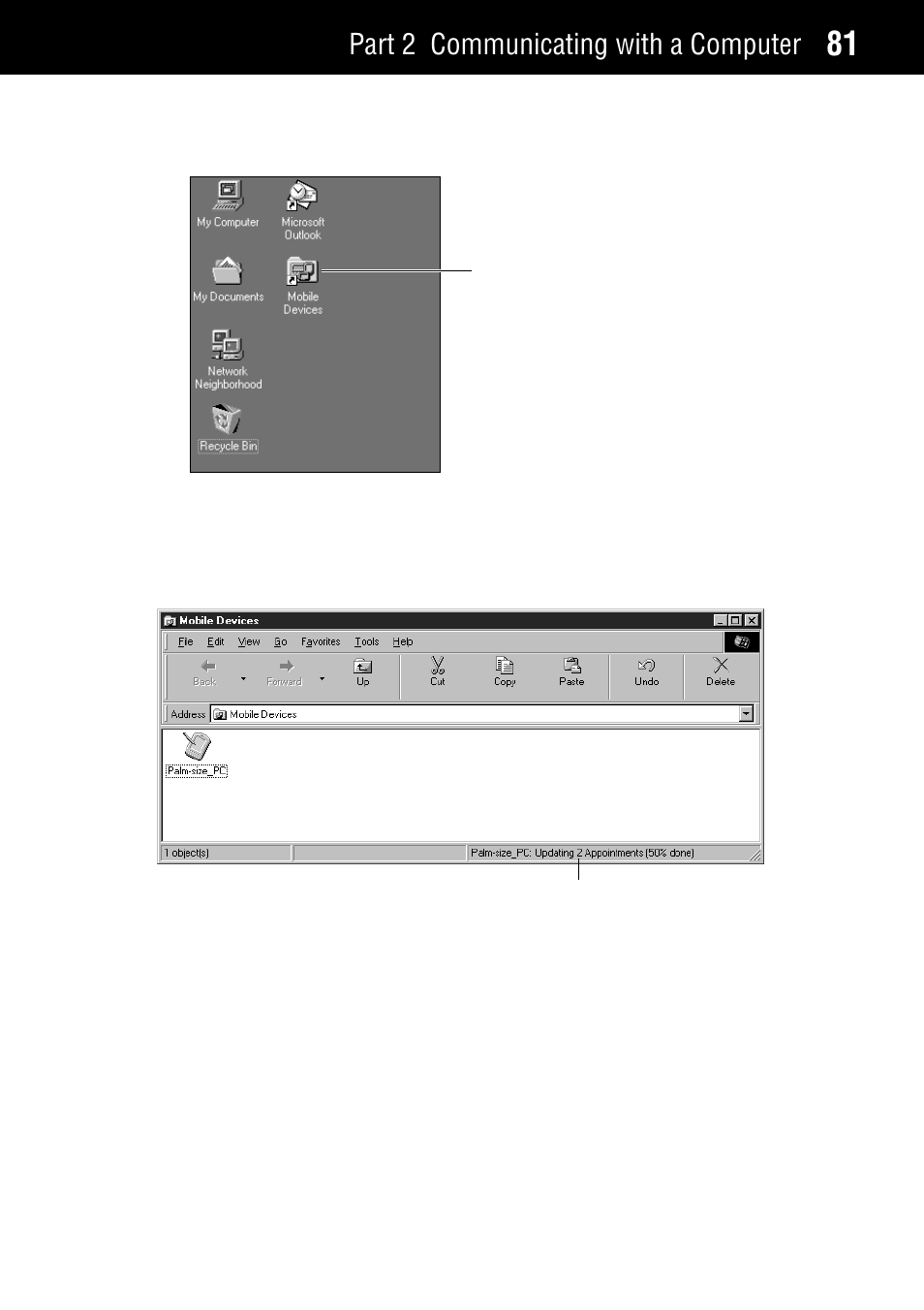 Part 2 communicating with a computer | Casio Palm-size PC User Manual | Page 89 / 141