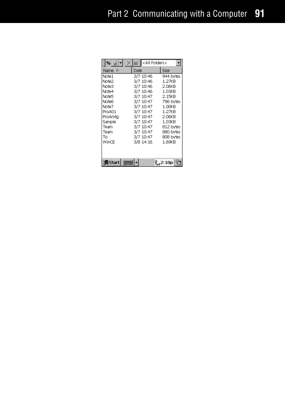Installing and removing software, Part 2 communicating with a computer | Casio Palm-size PC User Manual | Page 99 / 141