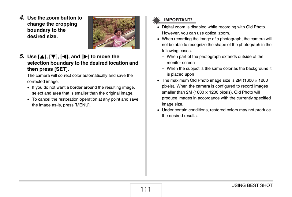 Casio EX-Z12 User Manual | Page 111 / 265