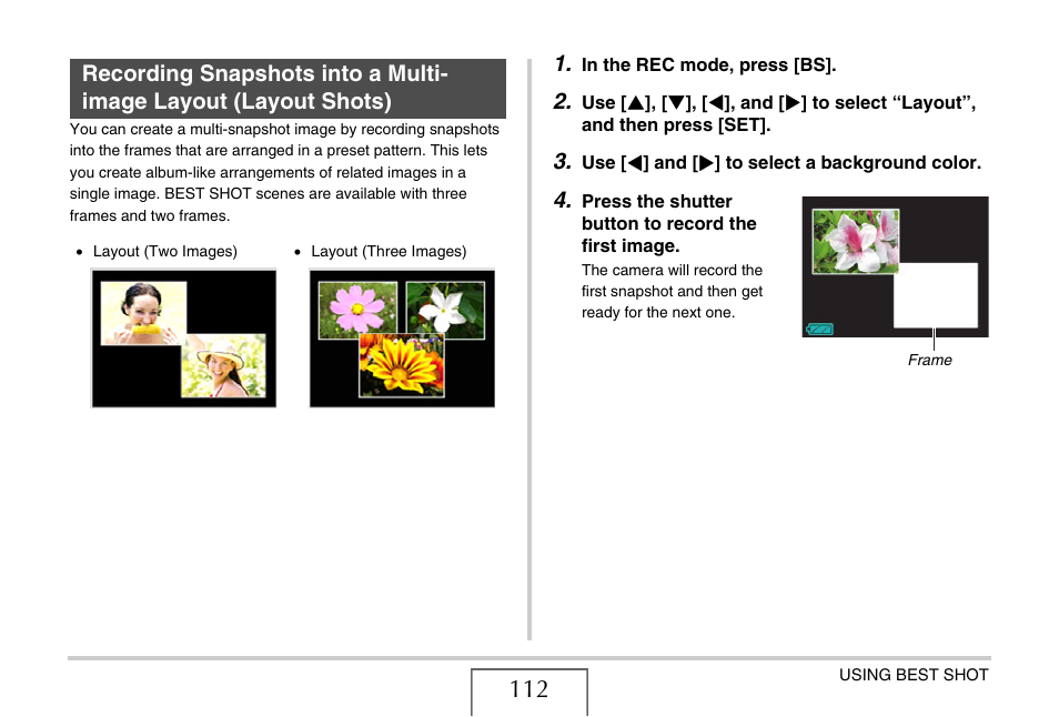 Casio EX-Z12 User Manual | Page 112 / 265