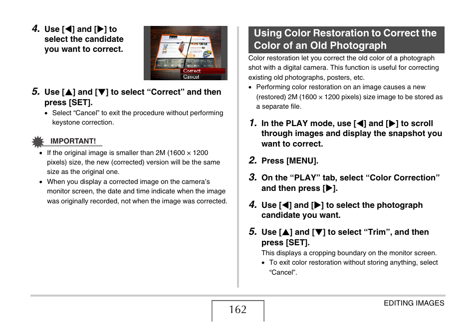 Casio EX-Z12 User Manual | Page 162 / 265