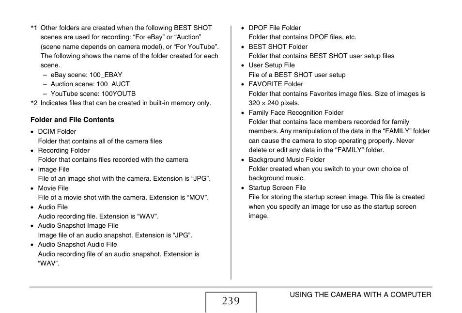 Casio EX-Z12 User Manual | Page 239 / 265